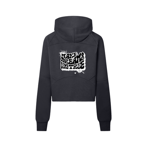 Cropped Half-Zip Hoodie