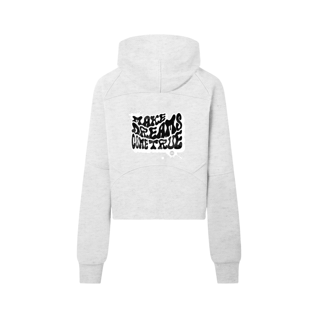 Cropped Half-Zip Hoodie