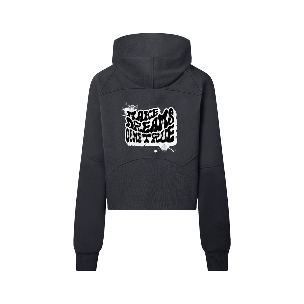 Cropped Half-Zip Hoodie