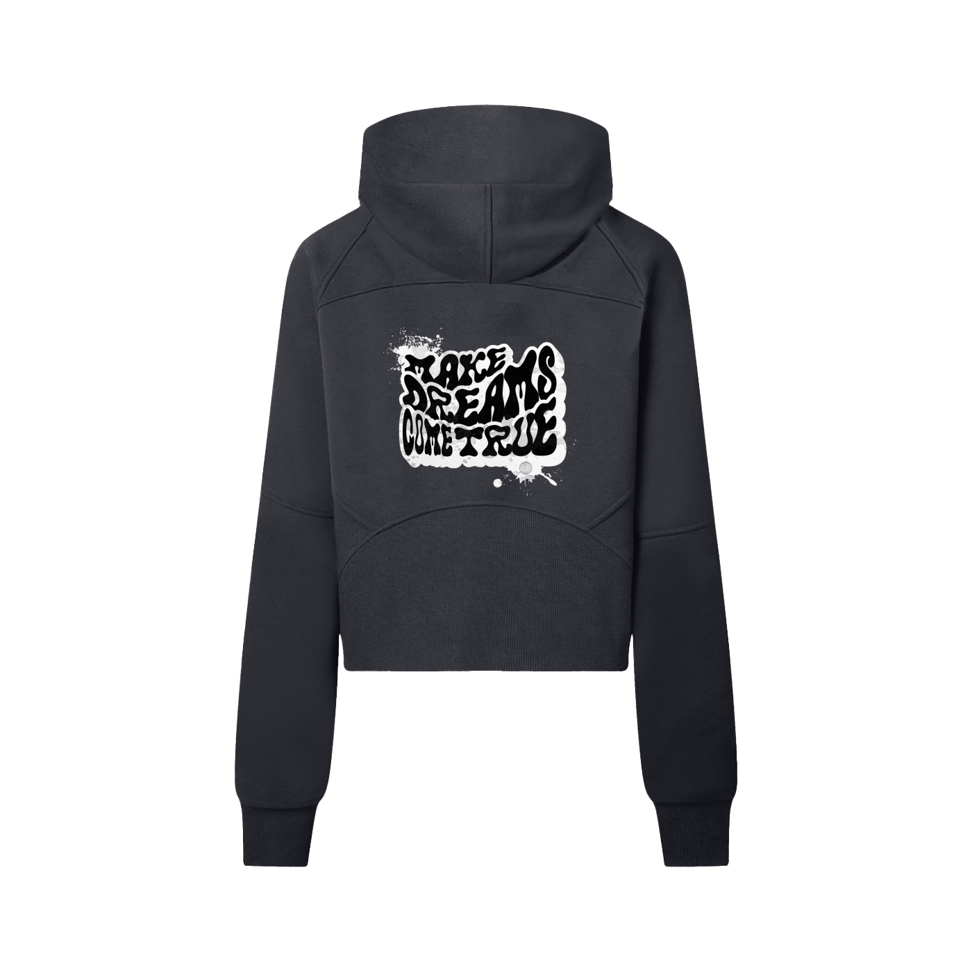 Cropped Half-Zip Hoodie